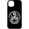 Brittany Celtic Culture Custodia per iPhone 14 Plus Simbolo celtico Triskelloù Triskel Bretagne