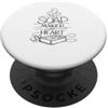 Regalo per il boss della schiuma di sapo Soap Maker di sapone nel cuore Camicia divertente per la PopSockets PopGrip Adesivo
