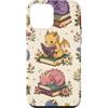 Dragon Fantasy Book Worm Bookish Book Lo Custodia per iPhone 12 mini Dragon Books Cottagecore Bookworm Flowerful Bookish