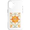 Boho Style The Sun Tarot Card Spiritual Custodia per iPhone 16 Carta dei tarocchi del sole in stile bohémien spirituale