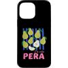 Cute Fun Italian Italy Summer Lover Vibe Custodia per iPhone 13 Pro Max La Vita Pera Pera Vita Retro Vintage Italiana Frutta Pere