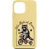Night Rider Raccoon Custodia per iPhone 13 Pro Max Cool Raccoon Occhiali Da Sole Triciclo Noi Ride at Dawn