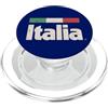 Retro Italia Vintage Italy Retro Italia Bandiera Italia Italia Blu PopSockets PopGrip per MagSafe