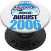 FernwehFarben Studio Geburtstage Grande da agosto 2006 20° compleanno frase 20 anni PopSockets PopGrip Adesivo