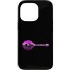 Music Musician Band Lover Peace Vibes Hi Custodia per iPhone 13 Pro Banjo Lago Ombra Amore Riflessione Silhouette Folk Bluegrass