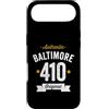 Vintage Area Code Pride Tees Custodia per iPhone Air 410 Baltimora Codice Area USA Città Distressed Authentic (Dark)