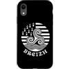 Brittany Celtic Culture Custodia per iPhone XR Breizh Bretagna Celtic Triskele Flag Pride