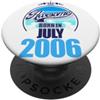 FernwehFarben Studio Geburtstage Grande da luglio 2006 20° compleanno frase 20 anni PopSockets PopGrip Adesivo