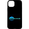 Music Musician Band Lover Peace Vibes Hi Custodia per iPhone 15 Plus Banjo Lago Ombra Amore Riflessione Silhouette Bluegrass Folk