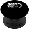 Manual Car Enthusiast Three Pedal Transm Save The Stick - Trasmissione manuale a tre pedali, per auto PopSockets PopGrip Adesivo