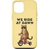 Dawn Rider Feline Custodia per iPhone 12/12 Pro We Ride At Dawn Cat in occhiali da sole Triciclo Rider