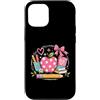 Back to School Shirts & Gifts HHWCo. Custodia per iPhone 12/12 Pro Simpatico fiocco rosa per insegnante di mele scolastiche