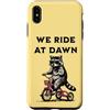 Dawn Rider Raccoon Apparel Custodia per iPhone XS Max Raccoon Equitazione Triciclo Noi Cavalchiamo All'alba