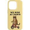 Dawn Rider Feline Custodia per iPhone 14 Pro We Ride At Dawn Cat in occhiali da sole Triciclo Rider