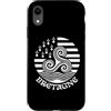 Brittany Celtic Culture Custodia per iPhone XR Simbolo dell'orgoglio celtico bretone Triskel Bretagne
