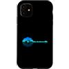 Music Musician Band Lover Peace Vibes Hi Custodia per iPhone 11 Banjo Lago Ombra Amore Riflessione Silhouette Bluegrass Folk