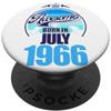 FernwehFarben Studio Geburtstage Grande da luglio 1966 60° compleanno frase 60 anni PopSockets PopGrip Adesivo