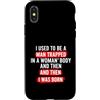 Urban Liberation For Trans Ally Minimali Custodia per iPhone X/XS Divertente detto usato uomo intrappolato corpo donna e poi è nato