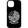 Brittany Celtic Culture Custodia per iPhone 14 Breizh Bretagna Celtic Triskele Flag Pride
