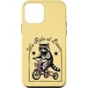 Night Rider Raccoon Custodia per iPhone 12 mini Cool Raccoon Occhiali Da Sole Triciclo Noi Ride at Dawn