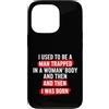 Urban Liberation For Trans Ally Minimali Custodia per iPhone 13 Pro Divertente detto usato uomo intrappolato corpo donna e poi è nato