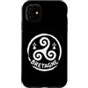 Brittany Celtic Culture Custodia per iPhone 11 Simbolo celtico Triskelloù Triskel Bretagne