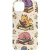 Dragon Fantasy Book Worm Bookish Book Lo Custodia per iPhone 14 Plus Dragon Books Cottagecore Bookworm Flowerful Bookish