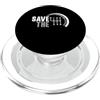 Manual Car Enthusiast Three Pedal Transm Save The Stick - Trasmissione manuale a tre pedali, per auto PopSockets PopGrip per MagSafe