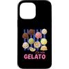 Cute Fun Italian Italy Summer Lover Vibe Custodia per iPhone 13 Pro Max La Vita Gelato Italiano Ice Cream Life Retro Vintage Life