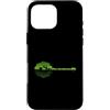 Music Musician Band Lover Peace Vibes Hi Custodia per iPhone 16 Pro Max Banjo Lago Ombra Amore Riflessione Silhouette Bluegrass Folk