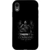 Samurai Warlord Shogun Tactical Warrior Custodia per iPhone XR Antico signore della guerra samurai comanda la tempesta