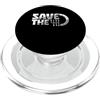 Manual Car Enthusiast Three Pedal Transm Save The Stick - Trasmissione manuale a tre pedali, per auto PopSockets PopGrip per MagSafe
