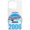 FernwehFarben Studio Geburtstage Custodia per iPhone 15 Pro Max Fantastica frase dal 2006 per 20° compleanno
