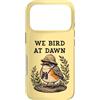 Birding Adventures Co. Custodia per iPhone 17 Pro Noi Uccelli All'alba Birder Wildlife Observer American Robin