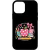 Back to School Shirts & Gifts HHWCo. Custodia per iPhone 12 mini Simpatico fiocco rosa per insegnante di mele scolastiche
