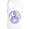 Brittany Celtic Culture Custodia per iPhone 16 Bretagne Triskelion Bretone simbolo celtico Francia