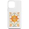 Boho Style The Sun Tarot Card Spiritual Custodia per iPhone 13 Pro Max Carta dei tarocchi del sole in stile bohémien spirituale