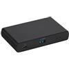 Amazon Basics Docking station Thunderbolt 4/USB 4, 3 Downstream TBT4 (doppio display), 1 USB A 3.1, EU, Nero, 12,16 x 7,21 x 2,16 cm