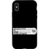 Manual Car Enthusiast Three Pedal Transm Custodia per iPhone X/XS La felicità non è automatica a 6 velocità con cambio manuale