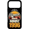FernwehFarben Studio Geburtstage Custodia per iPhone 17 Pro Max Grande da agosto 1996 30° compleanno frase 30 anni