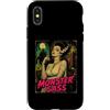 Halloween Vintage Retro Pop Art Funny Pi Custodia per iPhone X/XS Mostro Sass Buio Umorismo Goth Glam Donne Undead Alt
