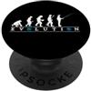 Evolution Sports Pro Designers Evoluzione della pesca PopSockets PopGrip Adesivo