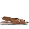 BUENO Sandalo donna marrone in suede