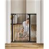 COMOMY Cancelletto extra alto da 106,7 cm per scale, adatto per aperture da 74,9 cm a 103,1 cm di larghezza, chiusura automatica robusta, cancello di sicurezza per cani, montaggio a pressione, facile