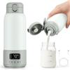 Hoyiyobi Scaldabiberon portatile Riscaldamento Con ricarica di latte materno, acqua e latte artificiale, controllo preciso della temperatura, batteria USB-C da 16000 mAh, capacità 500 ml