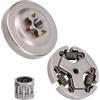 Goktvai 3/8-6T Kit Assemblaggio Tamburo Frizione Pignone per Echo CS-370 CS-370F CS-400 CS-400F, Sostituzione per A056000180 A556000401 Parti Motosega Compatibili con Shindaiwa 402S