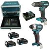 EXPERTSHOP KIT MAKITA CLX228SAX2 TRAPANO AVVITATORE MASSA BATTENTE + 3 BATTERIE 12V 2,0Ah