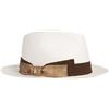 Alviero Martini 1A Classe Alviero Martini Prima Classe Cappello Casual Carta Spinata Bianco
