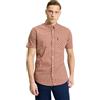 Ben Sherman Camicie a maniche corte da uomo Signature House Check, Ciliegia, XL