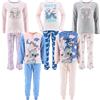 Disney Stitch - Pigiama Bambina e Ragazza 100% Cotone o Pile Morbido | 3 Modelli con Angel e Stitch | Completo Notte Caldo e Comodo Taglie 3-16 Anni - Idea Regalo [20111 Blu Pile Box - 3 Anni]